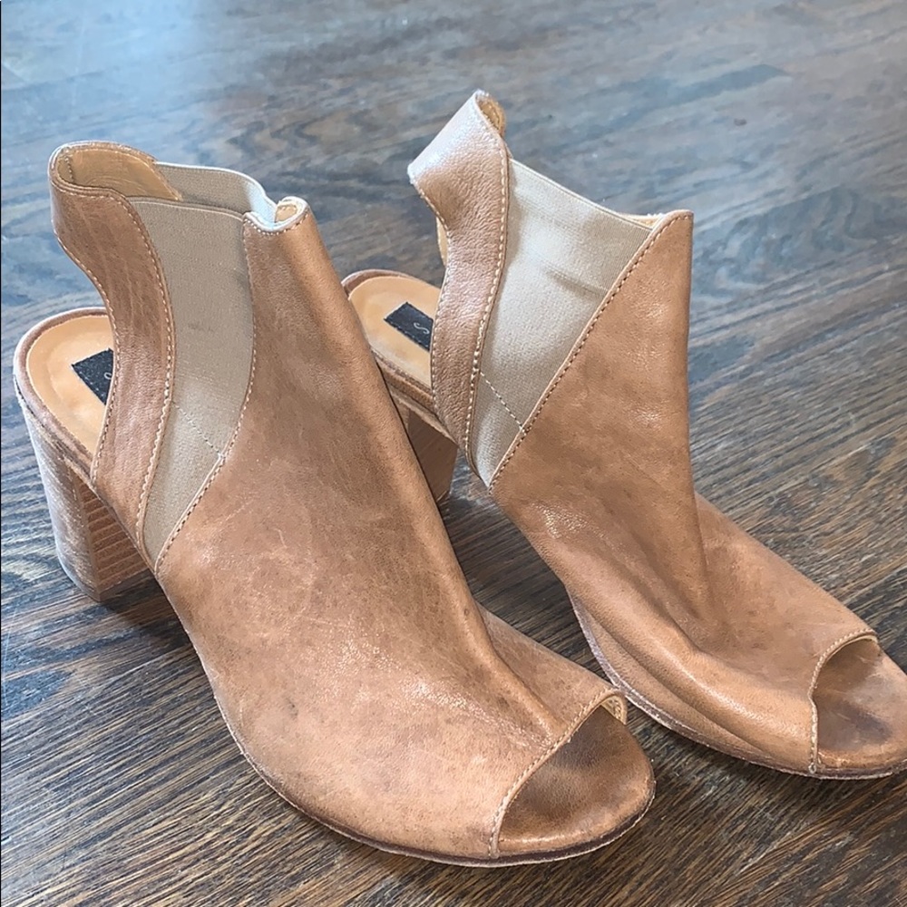 Steve Madden open toe/heel booties
